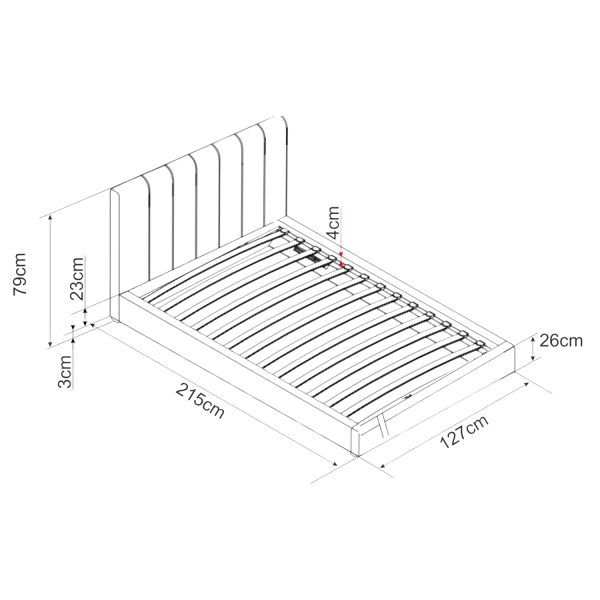 Sypialniane Tapicerowane Welurowe Łóżko 120x200 Pikowane Szare TONTRE