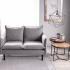 Okrągła Ława do Salonu do Pokoju Stolik Kawowy Dąb Naturalny Loft LANTO