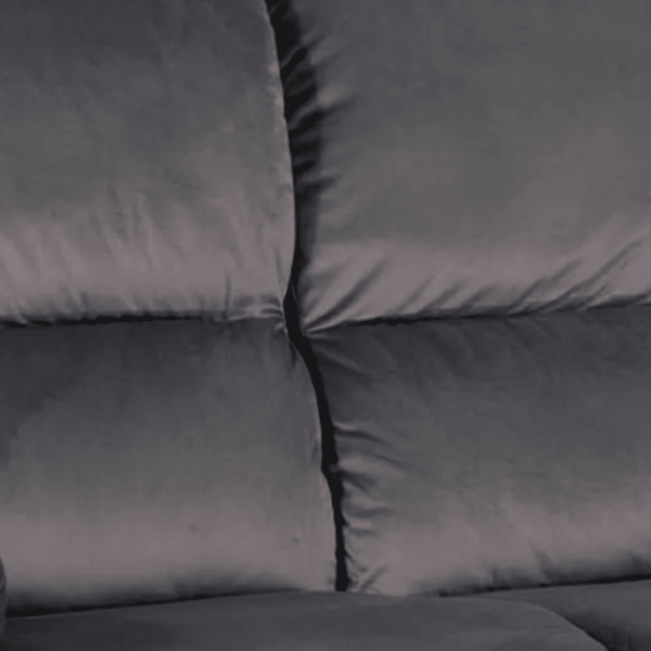Dwuosobowa Nowoczesna Sofa Rozkładana Kanapa Welurowa Loft Szara FORSIO