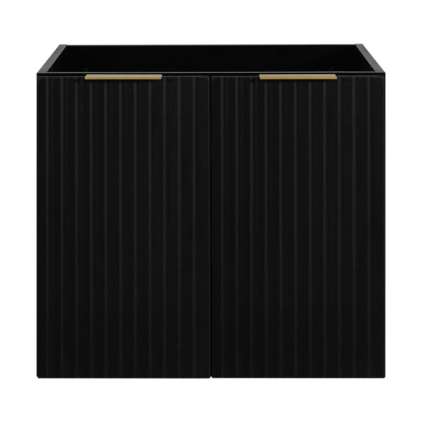 Szafka pod Umywalkę 60 cm Czarna FLOW Front