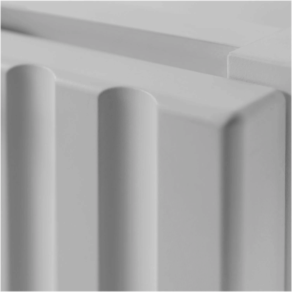 Szafka Łazienkowa 120 cm z Blatem Dąb Wisząca Biała FLOW Front
