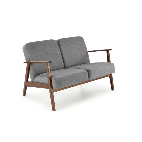 Milano 2S Sofa - Popielaty Tap. Castel 93 Halmar