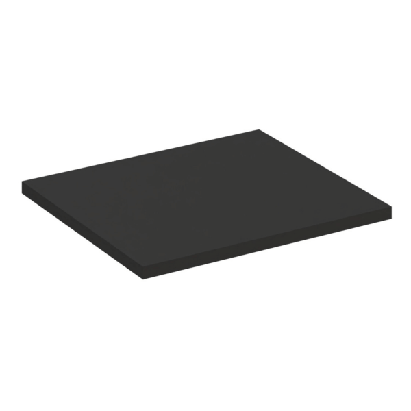Blat Łazienkowy 60 cm Nowoczesny do Łazienki Loft Czarny Matowy TALIA