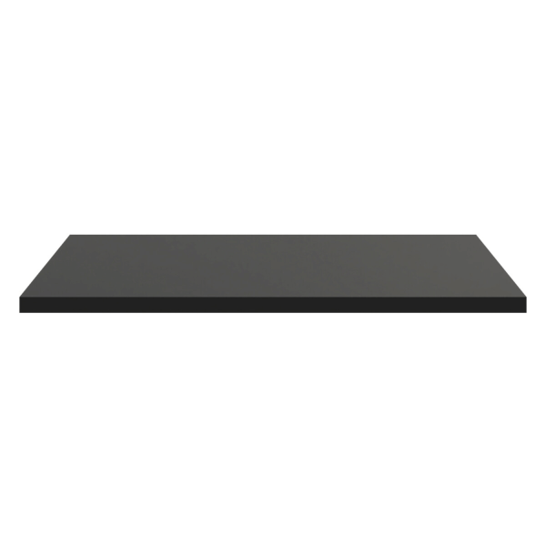 Nowoczesny Blat Łazienkowy 80 cm Matowy do Łazienki Loft Czarny TALIA