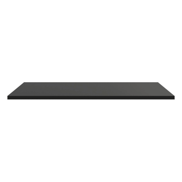 Nowoczesny Blat Łazienkowy Fryzjerski 120 cm Matowy do Łazienki Loft Czarny TALIA