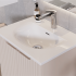 ❤️ Umywalka Biała Wpuszczana w Blat 60 cm SKY 3 Ceramiczna COMAD ⭐