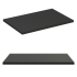 Zestaw Mebli Łazienkowych z Umywalką 80 cm do Łazienki Retro Vintage Dąb Casella Czarny Mat TALIA