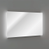 Lustro Łazienkowe LED Bez Ramy Podświetlane Prostokątne 120x80 cm do Łazienki AURA COMAD