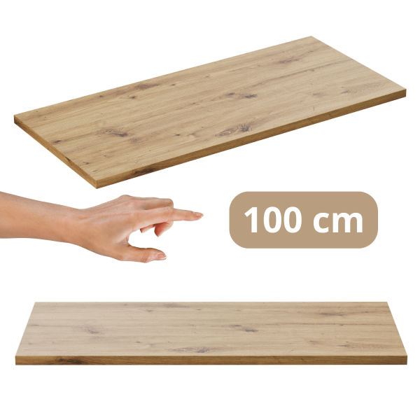 Blat Łazienkowy 100 cm do Łazienki Boho Dąb Artisan Comad