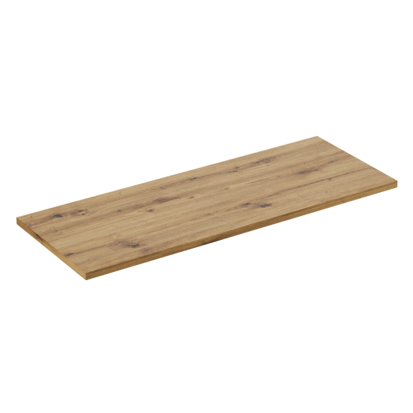 Duży Blat Łazienkowy 120 cm do Łazienki Boho Dąb Artisan MDF Comad