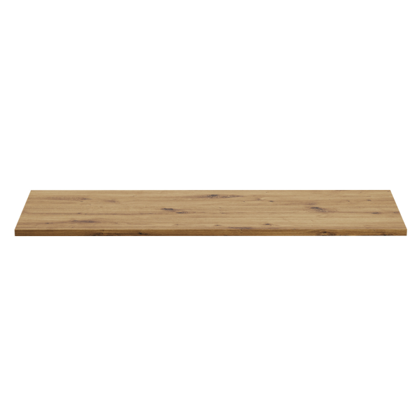 Duży Blat Łazienkowy 140 cm Fryzjerski do Łazienki Boho Dąb Artisan Płyta MDF Comad