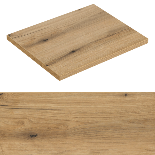 Matowa Szafka pod Umywalkę 60 cm z Blatem do Łazienki Ryflowana Szałwiowa LINE REED GREEN Comad