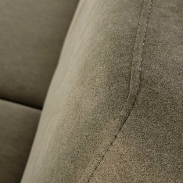 Sofa Tapicerowana Drewniana do Salonu Retro MILANO 3S Oliwkowy Halmar Tkanina