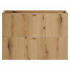 Nowoczesna Wisząca Szafka pod Umywalkę 80 cm z Szufladami Dąb Coast Evoke NOVA OAK Comad