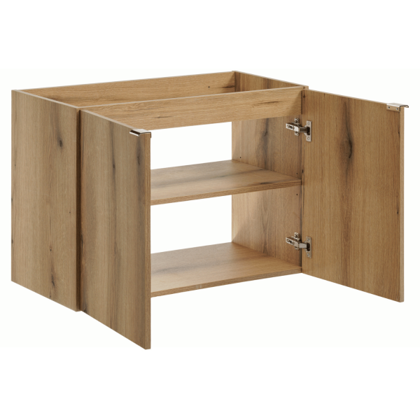 Szafka pod Umywalkę 80 cm 2 Drzwiowa Boho Japandi Dąb Evoke Coast NOVA OAK Comad