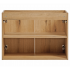Szafka pod Umywalkę 80 cm 2 Drzwiowa Boho Japandi Dąb Evoke Coast NOVA OAK Comad