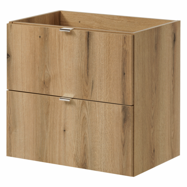 Nowoczesna Szafka pod Umywalkę 60 cm z Szufladami Boho Japandi Dąb Evoke Coast NOVA OAK Comad