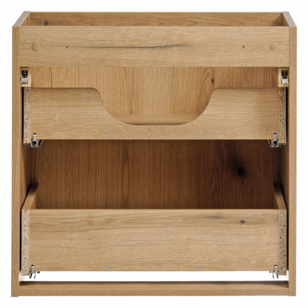 Nowoczesna Szafka pod Umywalkę 60 cm z Szufladami Boho Japandi Dąb Evoke Coast NOVA OAK Comad