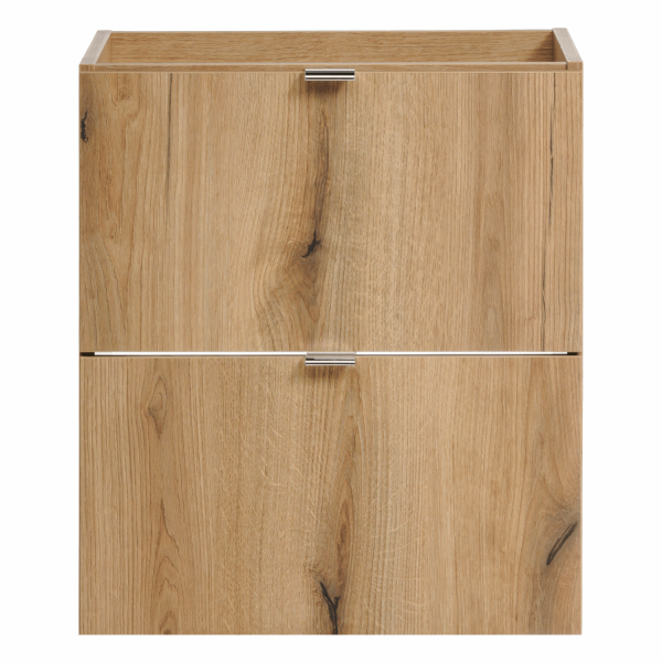Nowoczesna Szafka pod Umywalkę 50 cm z Szufladami do Łazienki Boho Japandi Dąb Evoke Coast NOVA OAK Comad