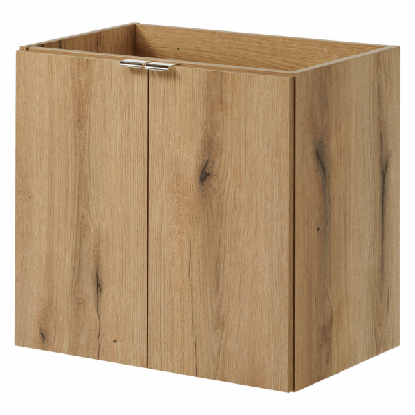 Nowoczesna Szafka pod Umywalkę 60 cm do Łazienki Boho Japandi Dąb Evoke Coast NOVA OAK Comad