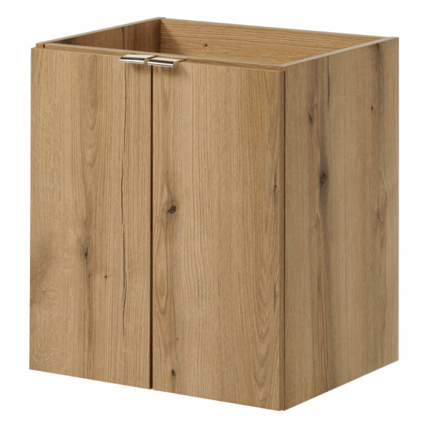Mała Szafka pod Umywalkę 50 cm do Łazienki Boho Japandi Dąb Evoke Coast NOVA OAK Comad