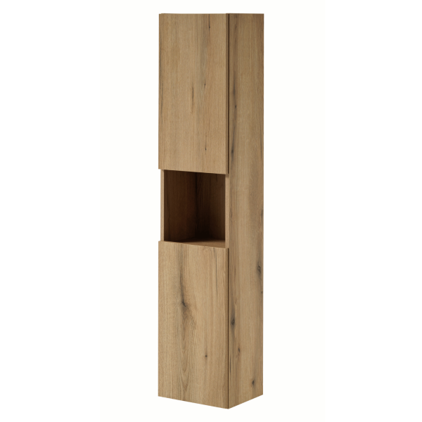 Słupek Łazienkowy 30 cm Wysoki Regał do Łazienki Japandi Boho Dąb Coast Evoke NOVA OAK Comad