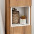 Słupek Łazienkowy 30 cm Wysoki Regał do Łazienki Japandi Boho Dąb Coast Evoke NOVA OAK Comad