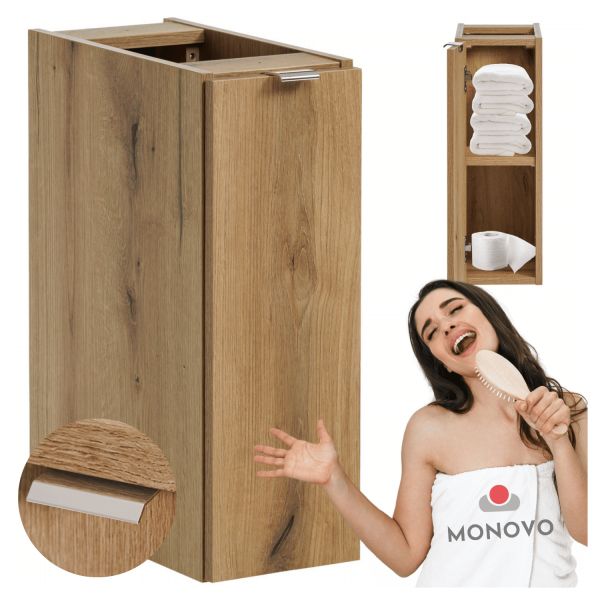 Szafka Podblatowa 20 cm do Łazienki Regał Dąb Coast Evoke NOVA OAK Comad