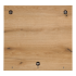Lustro do Łazienki z Półką 60 cm Boho Japandi Dąb Evoke Coast NOVA OAK Comad