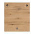 Lustro Łazienkowe z Półką 50 cm Boho Japandi Dąb Evoke Coast NOVA OAK Comad