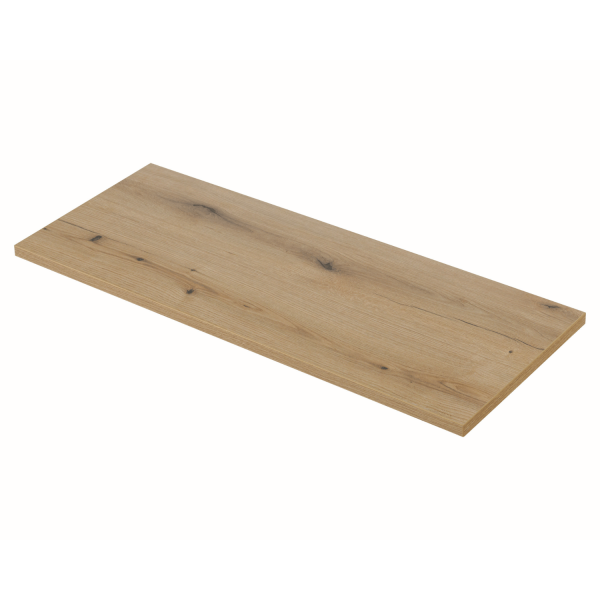 Duży Blat 120x40 cm Łazienkowy Fryzjerski Boho Płyta Meblowa Dąb Evoke Coast NOVA OAK Comad