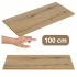Nowoczesny Blat Łazienkowy 100x40 cm Płyta Meblowa Dąb Evoke Coast NOVA OAK Comad