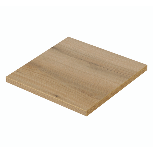 Kwadratowy Blat 40x40 cm Łazienkowy Płyta Meblowa Laminowana do Łazienki Dąb Evoke Coast NOVA OAK Comad