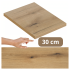 Mały Blat do Regału Łazienkowego 30x40 cm Płyta Meblowa Dąb Evoke Coast NOVA Comad