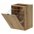 Szafka Podblatowa z Koszem na Pranie 40 cm do Łazienki Boho Dąb Evoke Coast NOVA OAK