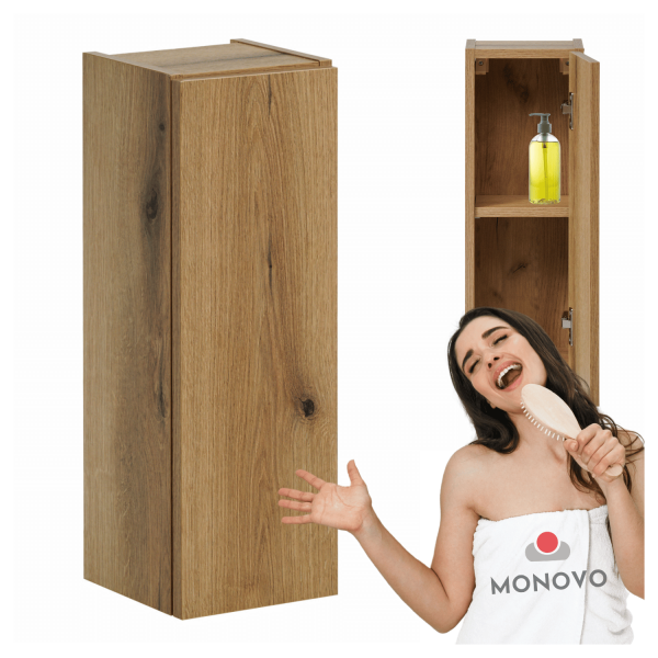 Szafka Łazienkowa Górna Wisząca 20 cm Boho Japadni Dąb Evoke Coast NOVA OAK Comad