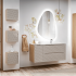 Nowoczesna Szafka Podblatowa Regał pod Blat 30 cm Dąb Olejowany Beżowy OCEAN BEIGE Comad