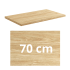 Blat Łazienkowy Fryzjerski 70x46 cm Płyta MDF 25 mm do Łazienki Boho Dąb Olejowany Comad