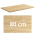 Nowoczesny Blat do Łazienki Fryzjerski 80x46 cm Dąb Olejowany Boho Płyta MDF 25 mm OCEAN Comad