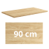 Nowoczesny Blat Łazienkowy Fryzjerski 90x46 cm Płyta MDF Dąb Olejowany OCEAN Comad