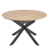Nowoczesny Stół Rozkładany Okrągły 120-200x120 cm do Salonu Jadalni Loft Dąb Naturalny ACORD Halmar