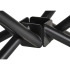 Nowoczesny Designerski Ceramiczny Stół Rozkładany 160-220x90 do Salonu Biały Marmur Czarny VITORINO Halmar