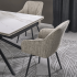 Nowoczesny Designerski Ceramiczny Stół Rozkładany 160-220x90 do Salonu Biały Marmur Czarny VITORINO Halmar