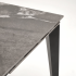 Nowoczesny Rozkładany Stół Ceramiczny 141-201x81 cm do Salonu Jadalni Szary Marmur FELIX Halmar