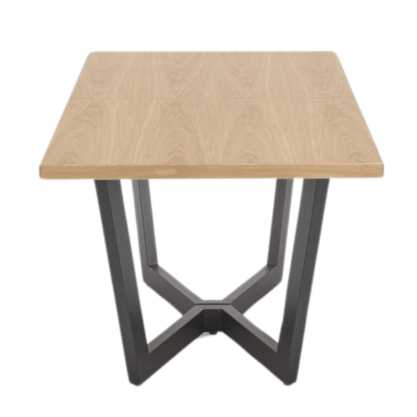 Nowoczesny Stół Rozkładany 160-250x90 cm do Salonu Loft Dębowy Dąb Naturalny MASSIVE 2 Halmar