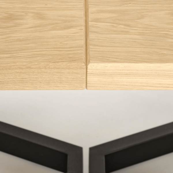 Nowoczesny Stół Rozkładany 160-250x90 cm do Salonu Loft Dębowy Dąb Naturalny MASSIVE 2 Halmar