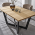 Nowoczesny Stół Rozkładany 160-250x90 cm do Salonu Loft Dębowy Dąb Naturalny MASSIVE 2 Halmar