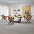 Nowoczesny Stół Rozkładany 160-250x90 cm do Salonu Loft Dębowy Dąb Naturalny MASSIVE 2 Halmar