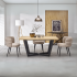 Nowoczesny Stół Rozkładany 160-250x90 cm do Salonu Loft Dębowy Dąb Naturalny MASSIVE 2 Halmar