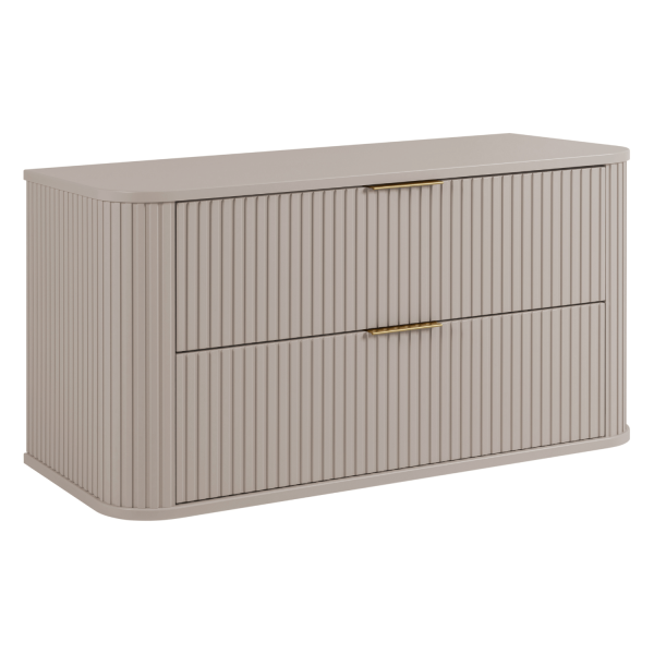 Elegancka Łazienkowa Szafka pod Umywalkę 100 cm Ryfle Kaszmir Beż ELEGANCE